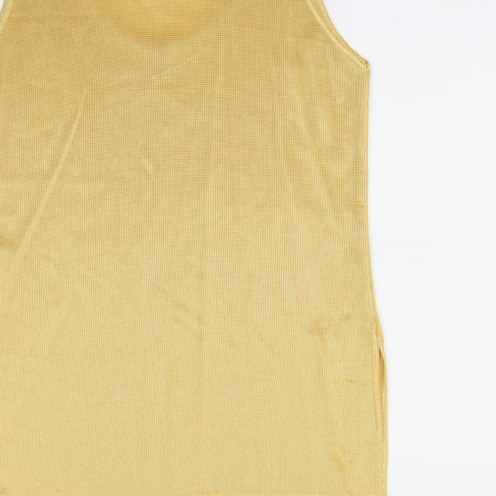 Classic Womens Gold   Basic Tank Size 14