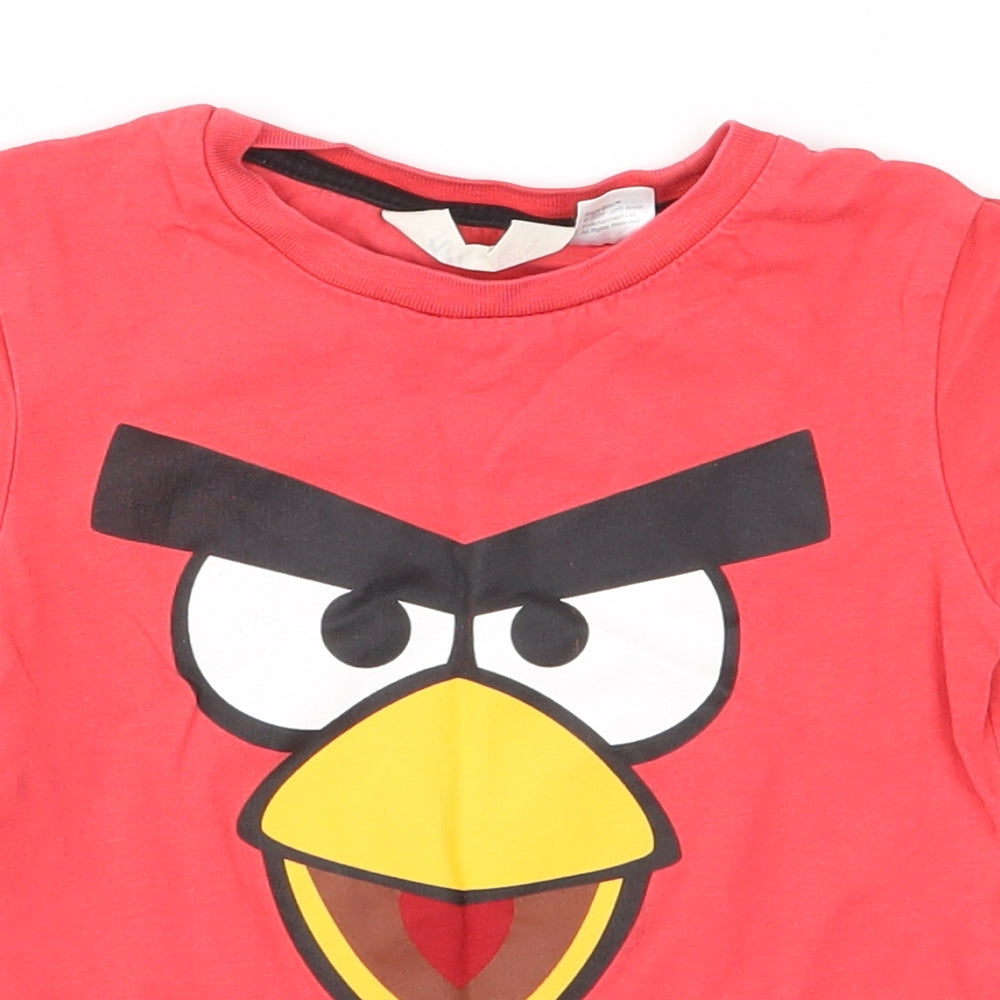 H&M Boys Red   Basic T-Shirt Size 2-3 Years