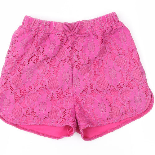 tu  Girls Pink   Hot Pants Shorts Size 9 Years