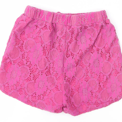 tu  Girls Pink   Hot Pants Shorts Size 9 Years