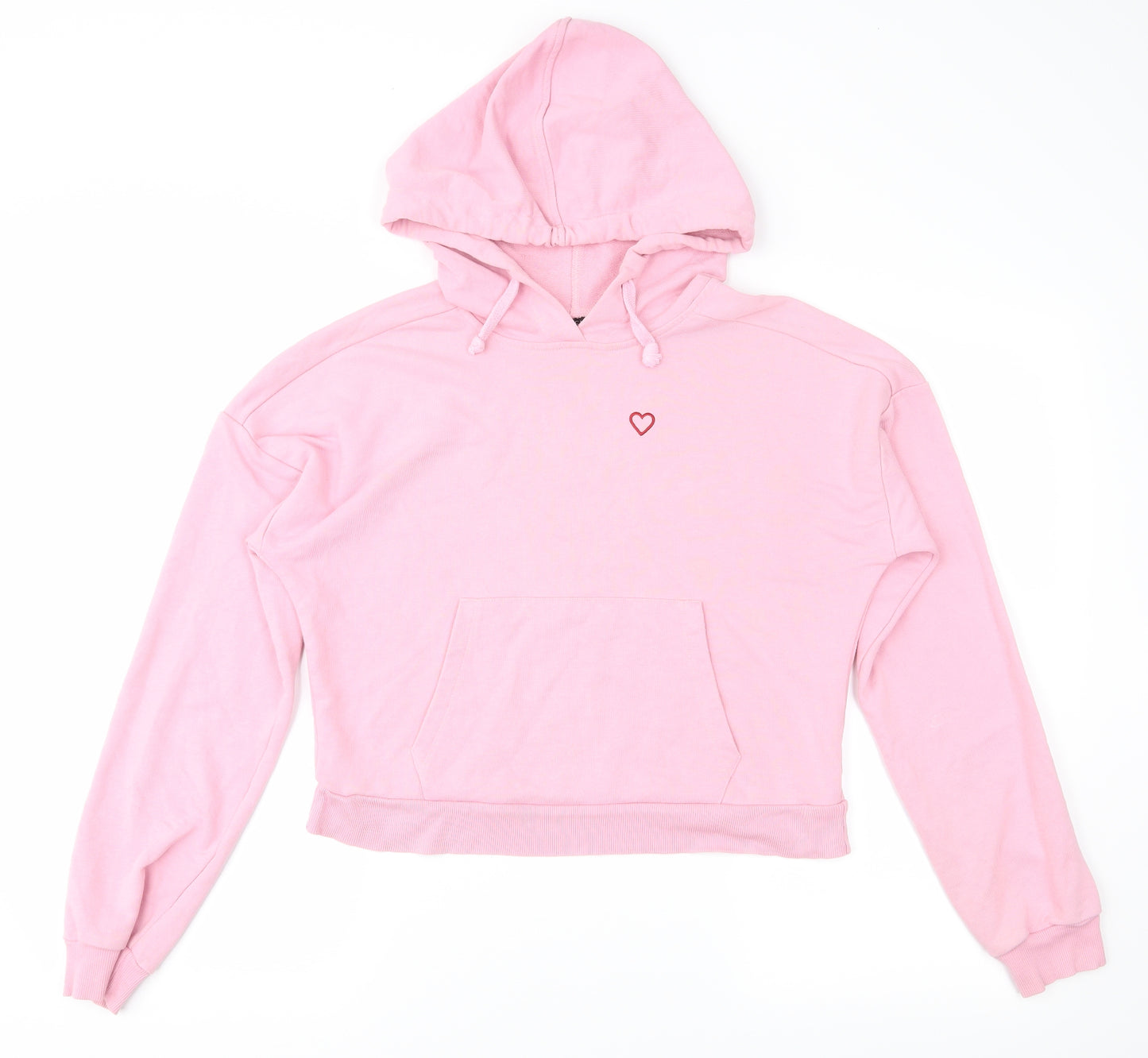 Topshop Womens Pink   Pullover Hoodie Size 6