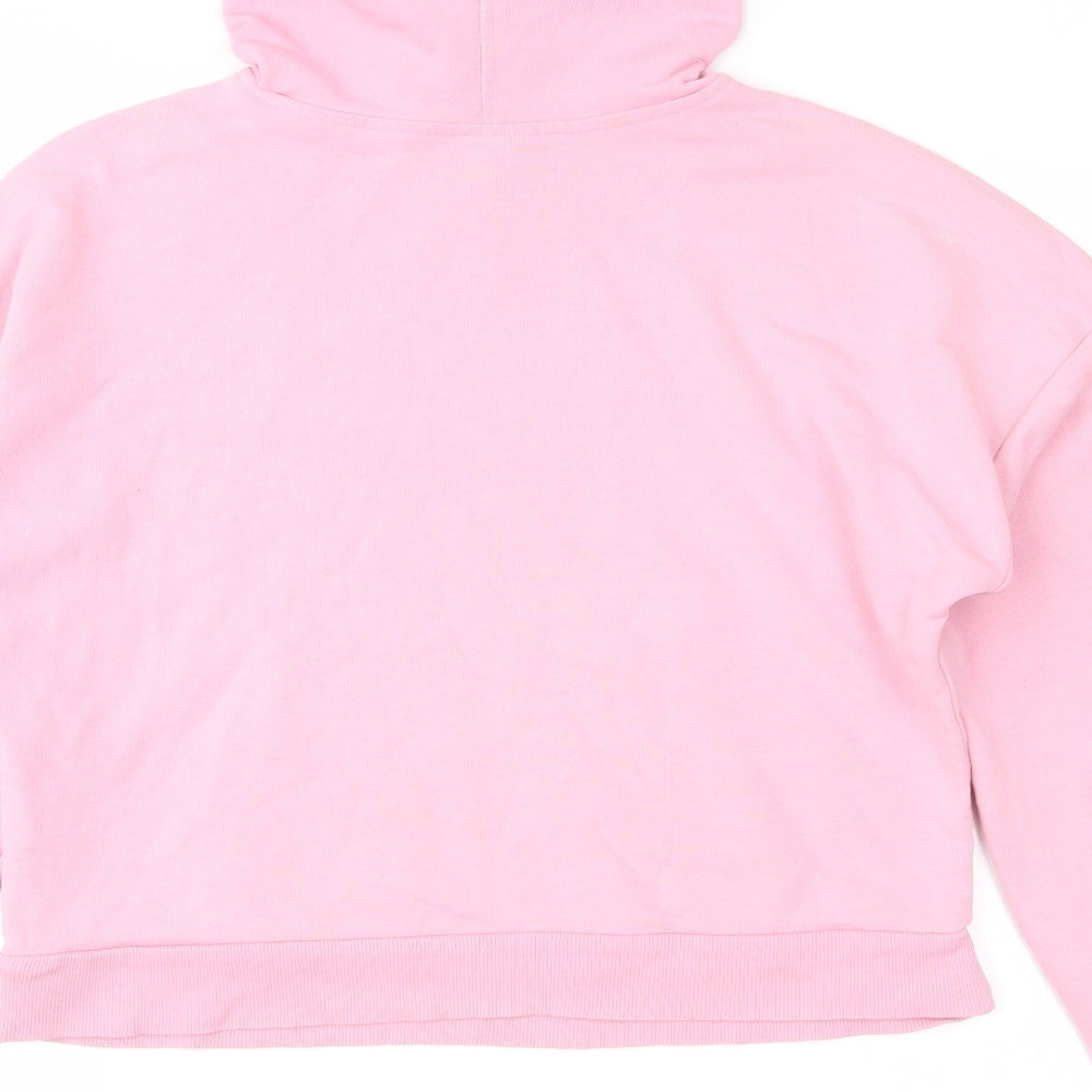 Topshop Womens Pink   Pullover Hoodie Size 6