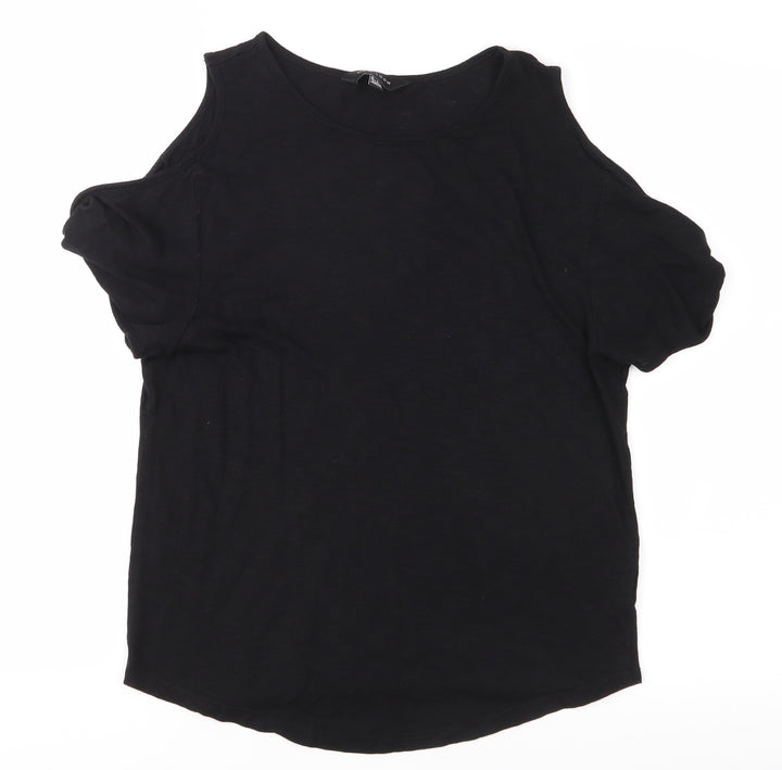 New Look Womens Black   Basic Blouse Size 6