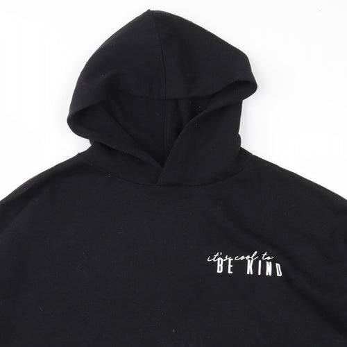 Peacocks Womens Black   Pullover Hoodie Size 8