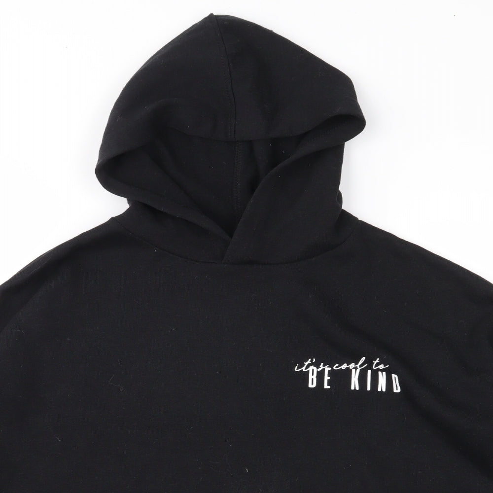 Peacocks Womens Black   Pullover Hoodie Size 8