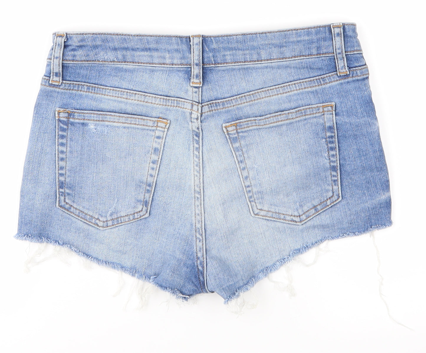 Topshop Womens Blue   Hot Pants Shorts Size 8