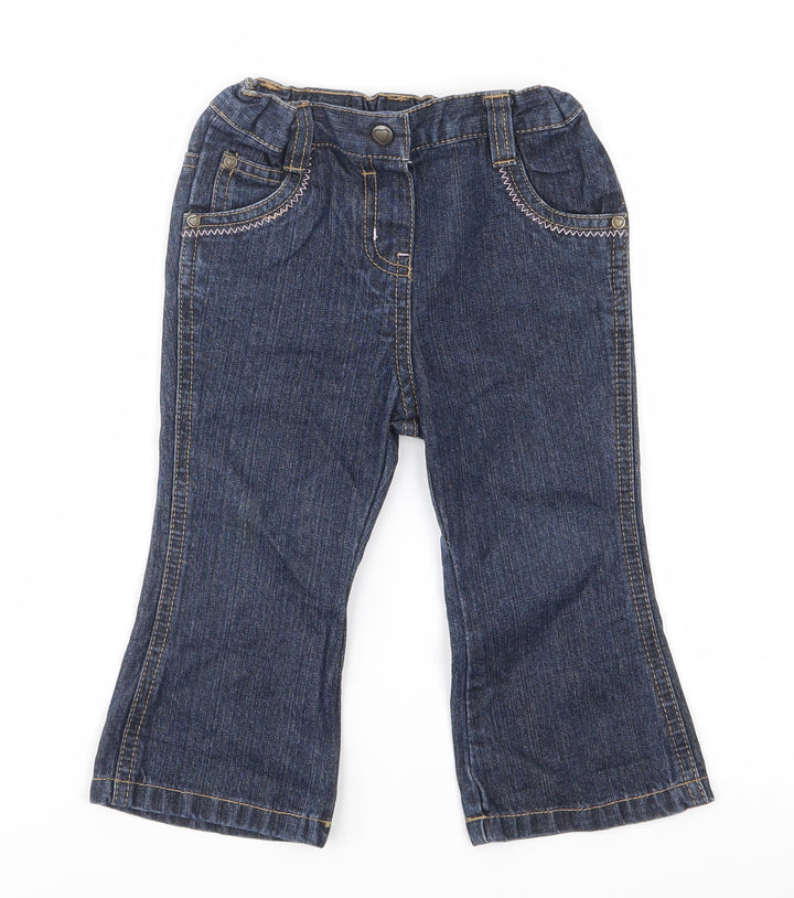 Baby club Baby Blue   Cropped Jeans Size 12 Months