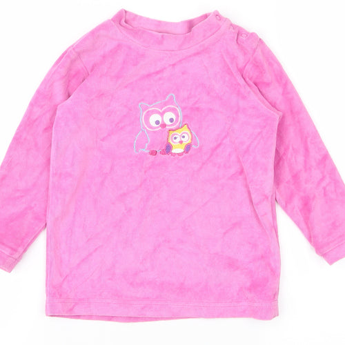 Papagino Girls Pink   Pullover Jumper Size 2 Years