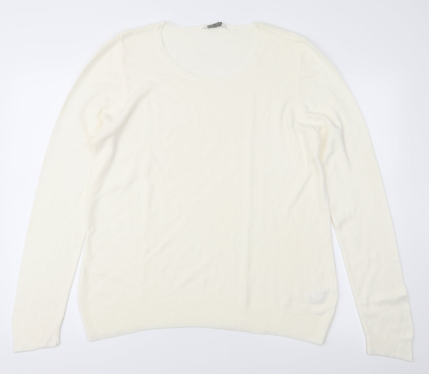 Love knitwear Womens Ivory   Pullover Jumper Size 16