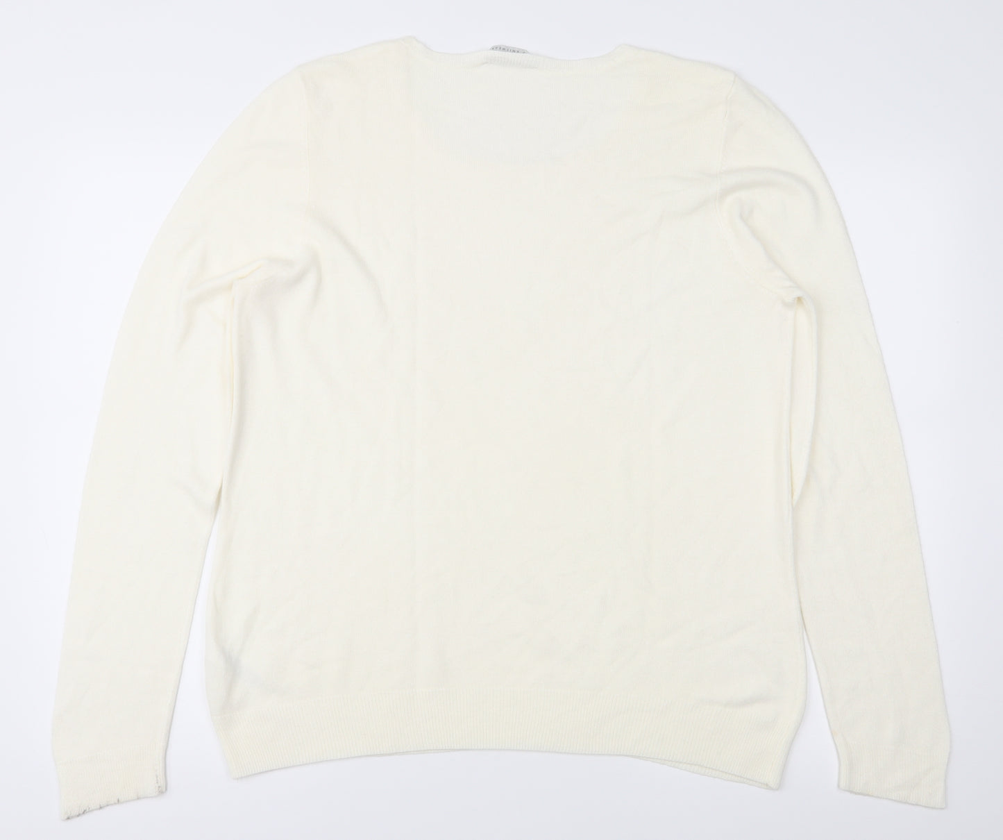 Love knitwear Womens Ivory   Pullover Jumper Size 16
