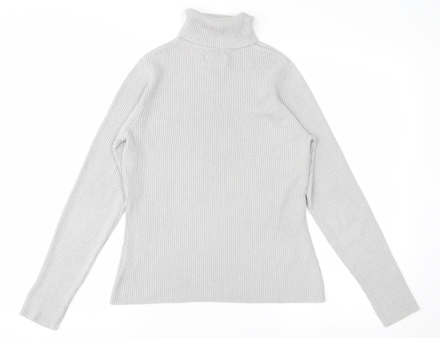 Worthington Womens Grey   Pullover Jumper Size M  - shimmer