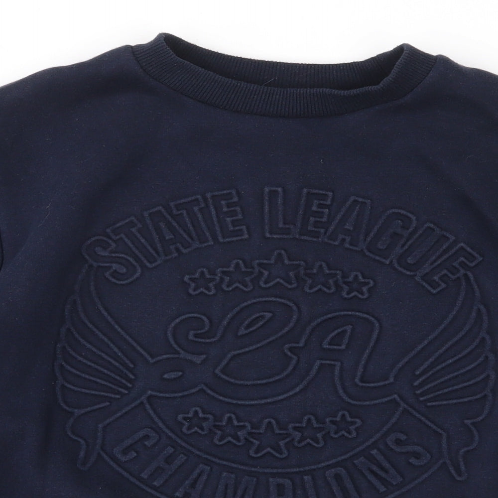 NEXT Boys Blue   Pullover Jumper Size 9 Years