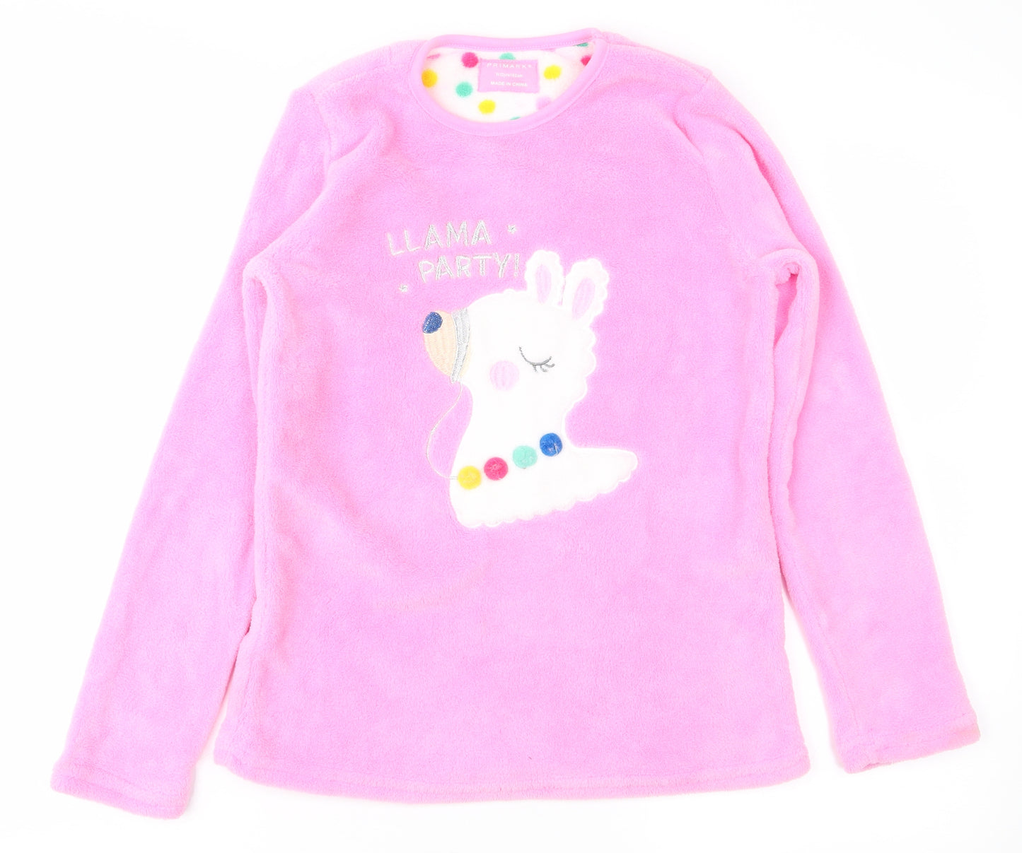 Primark Girls Pink   Pullover Jumper Size 11-12 Years