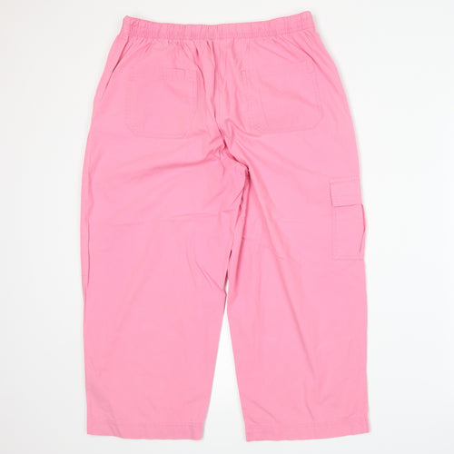Bcasual Womens Pink   Trousers  Size 14 L20 in