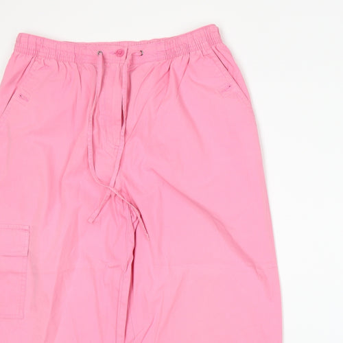 Bcasual Womens Pink   Trousers  Size 14 L20 in