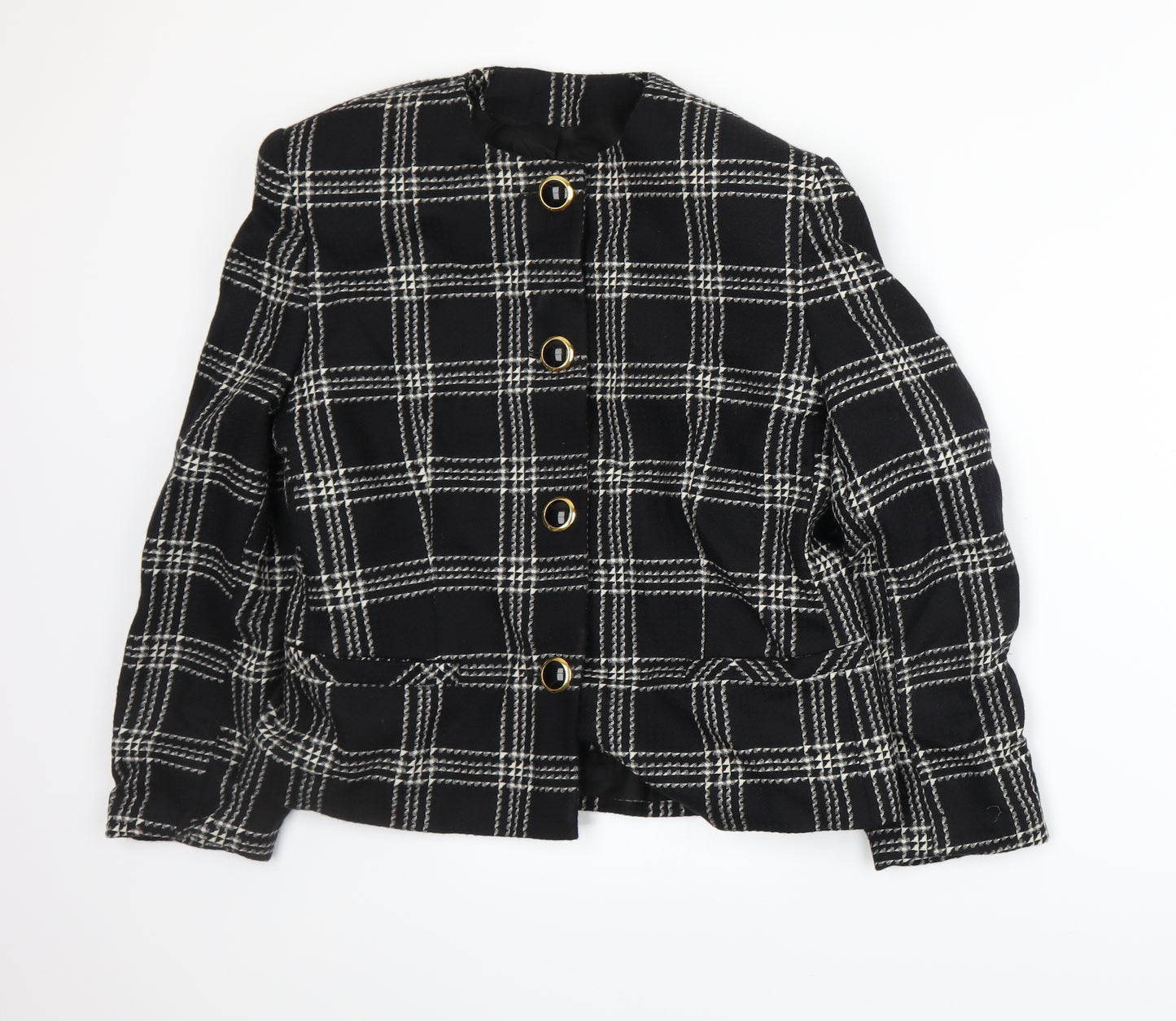 Marks and Spencer Womens Black   Jacket Blazer Size 14