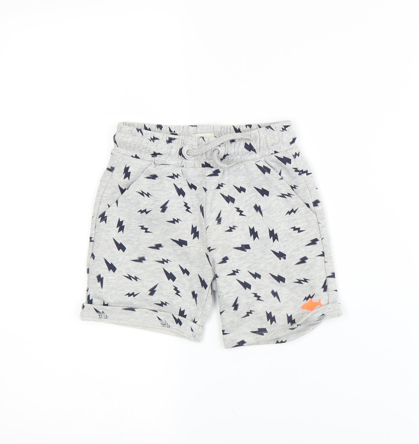 F&F Boys Grey  Jersey Sweat Shorts Size 2-3 Years
