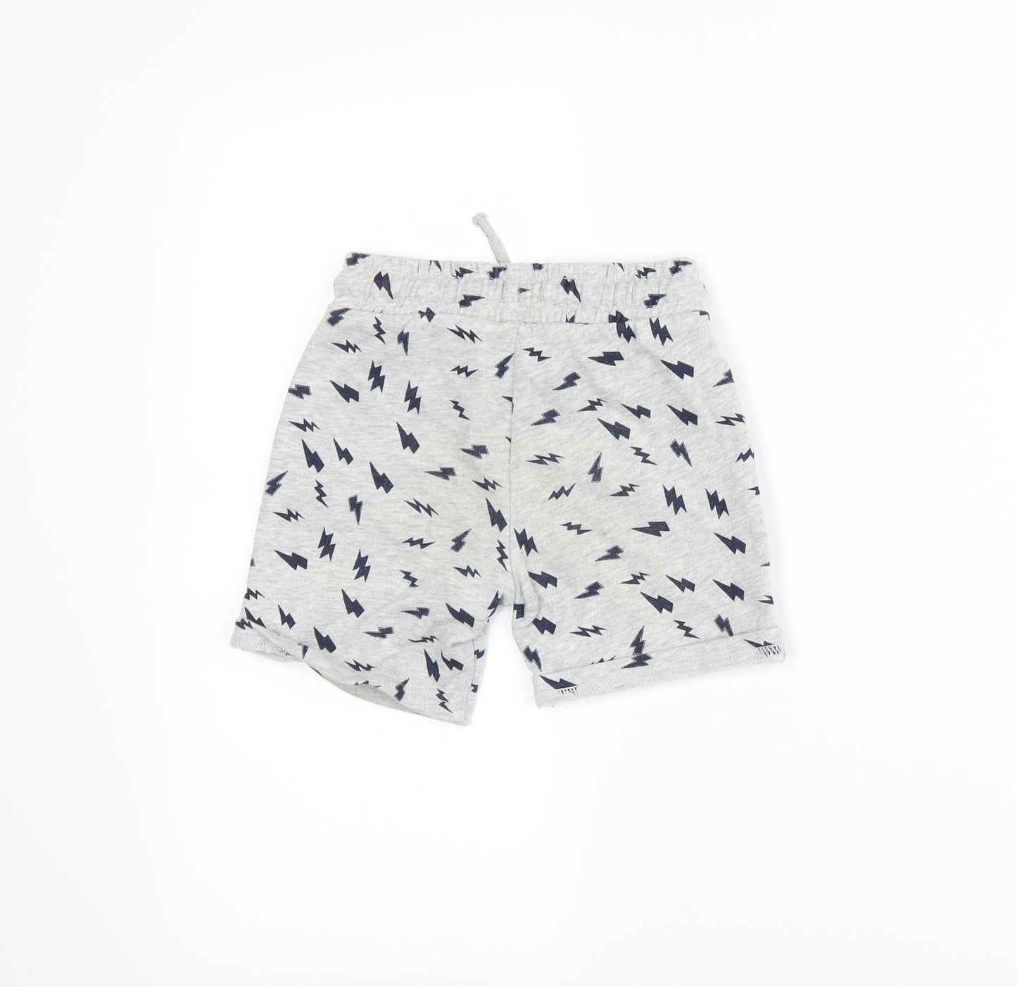 F&F Boys Grey  Jersey Sweat Shorts Size 2-3 Years