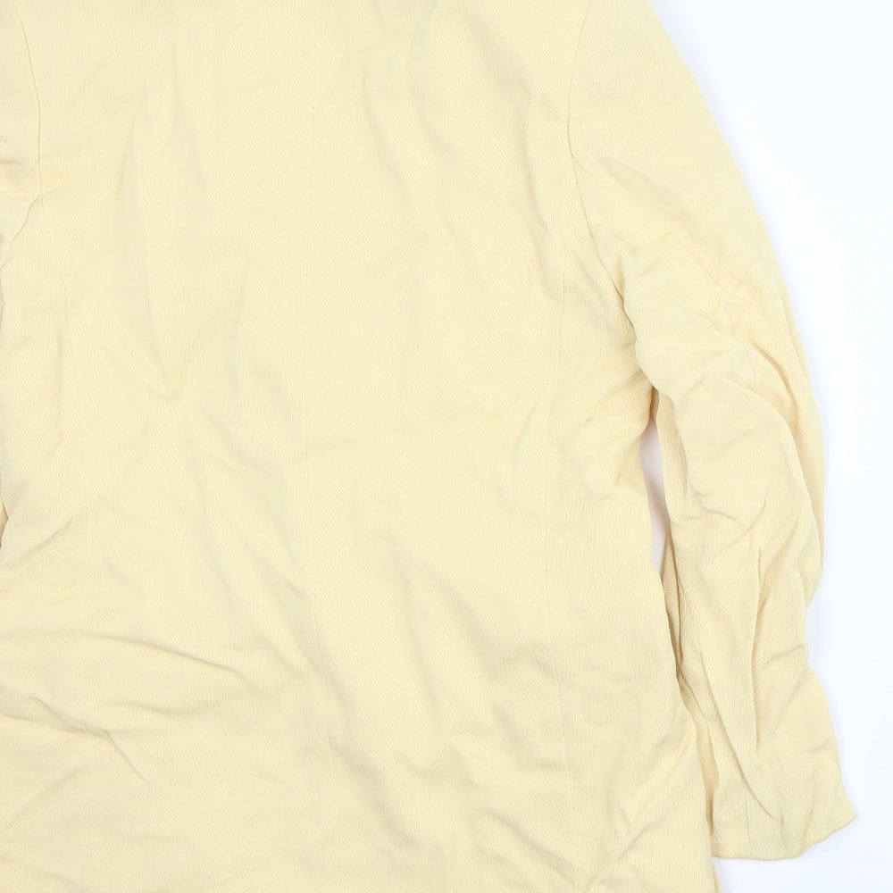 Libra Womens Yellow   Jacket Suit Jacket Size 12