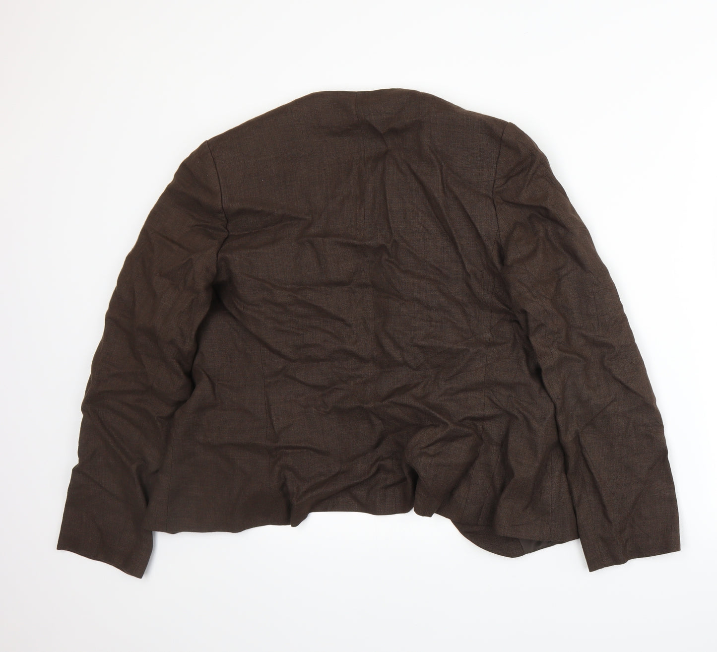 Marks and Spencer Womens Brown   Jacket Suit Jacket Size 14
