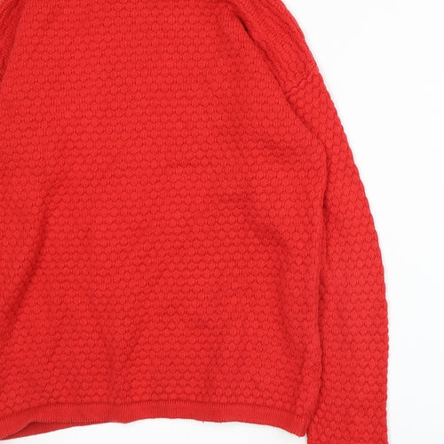Cubus Womens Red  Knit Pullover Jumper Size S