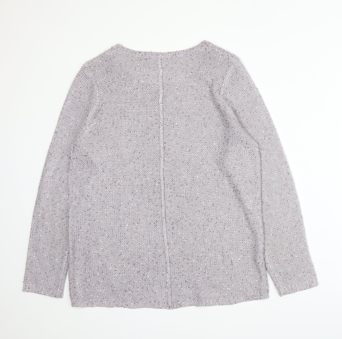 George Womens Pink  Knit Pullover Jumper Size 16