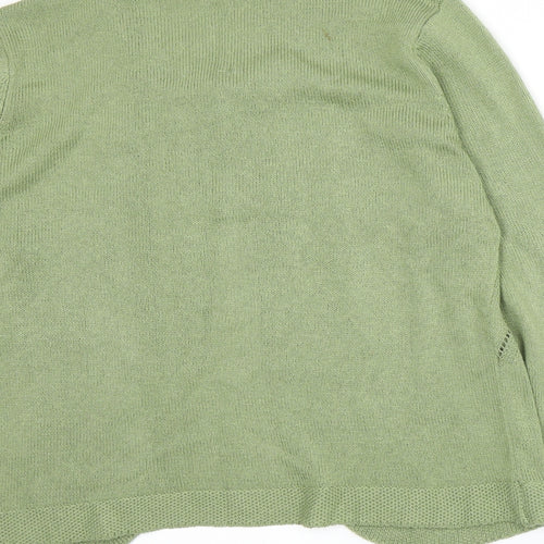 Alexara Womens Green   Cardigan Jumper Size L