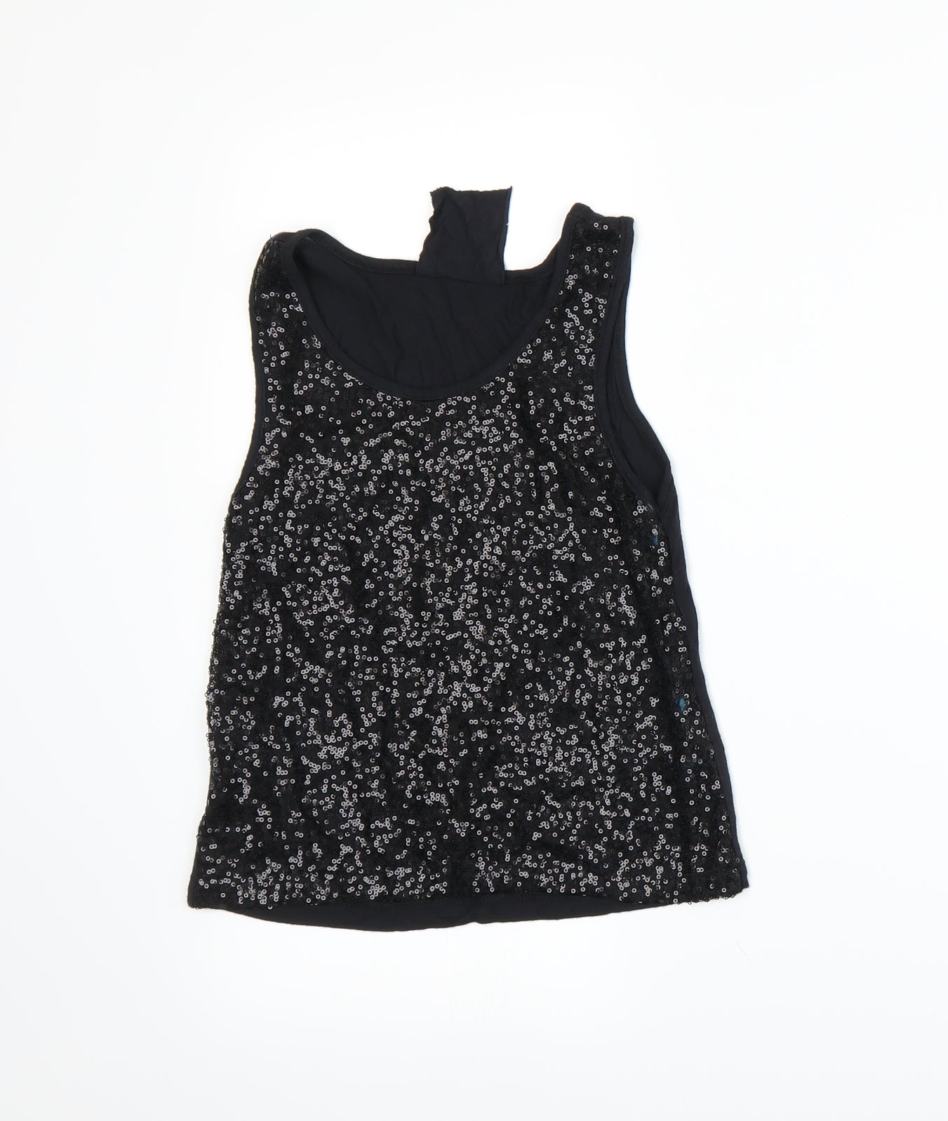 Young Dimension Girls Black   Basic Tank Size 6-7 Years