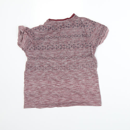 George Girls Red   Basic T-Shirt Size 10-11 Years