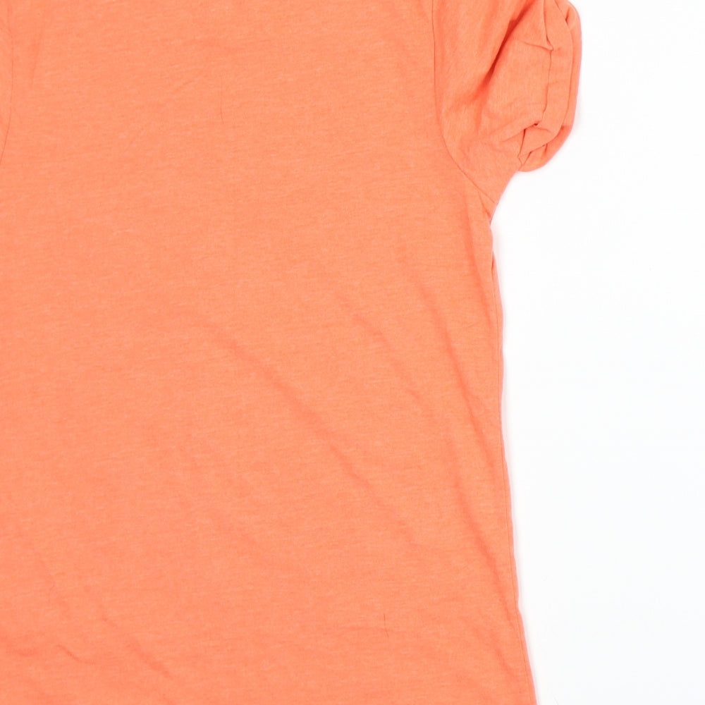 George Boys Orange   Basic T-Shirt Size 11-12 Years