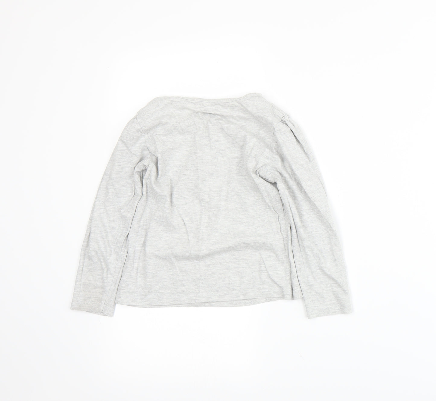 Primark Girls Grey   Basic T-Shirt Size 5-6 Years