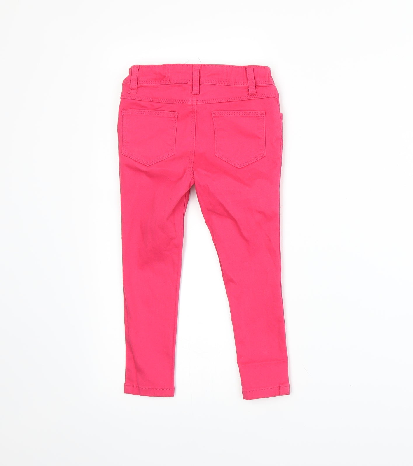 NEXT Girls Pink  Denim Skinny Jeans Size 2-3 Years