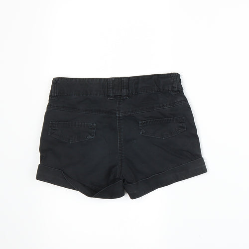 NEXT Girls Black   Paperbag Shorts Size 6 Years