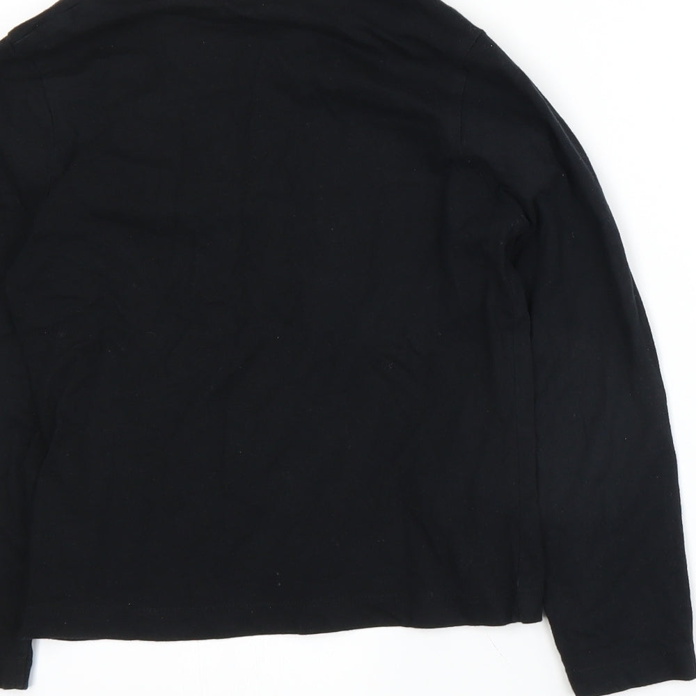 Primark Girls Black   Basic T-Shirt Size 7-8 Years