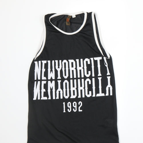 Urban Outlaws Boys Black   Basic Tank Size 11-12 Years