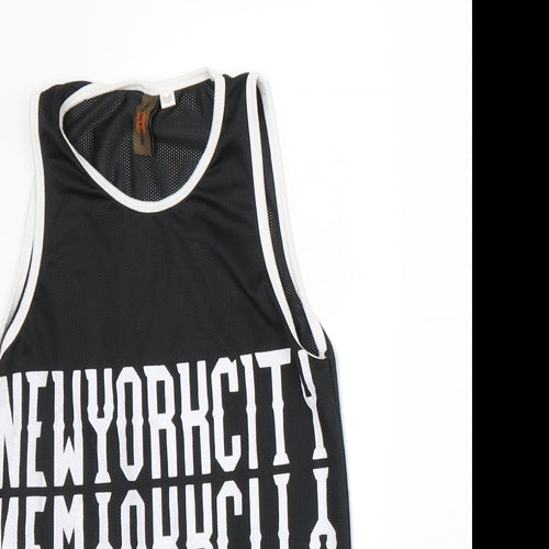 Urban Outlaws Boys Black   Basic Tank Size 11-12 Years