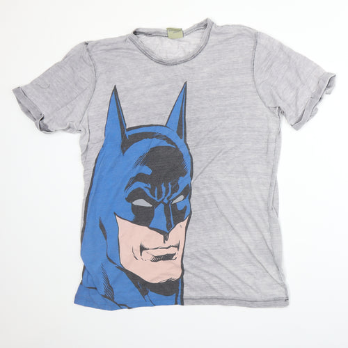 DC Comics Mens Grey    T-Shirt Size L