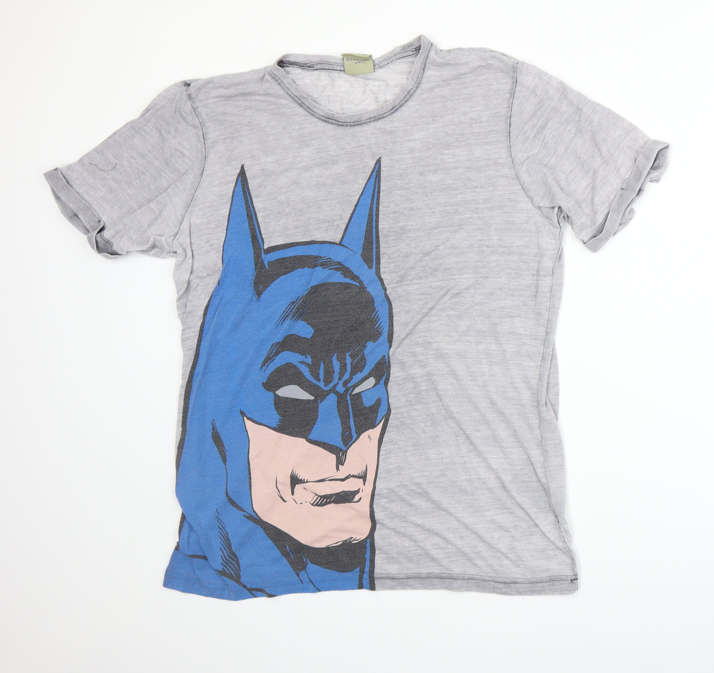DC Comics Mens Grey    T-Shirt Size L