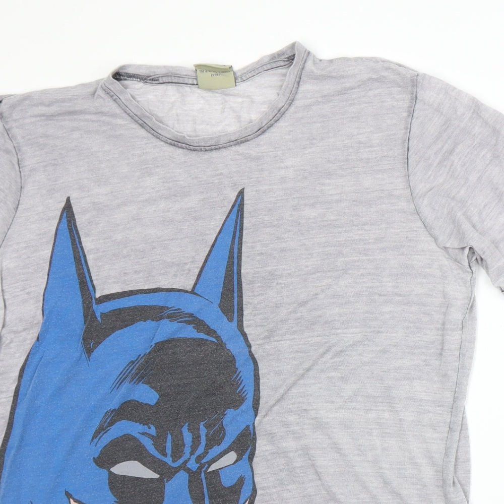 DC Comics Mens Grey    T-Shirt Size L