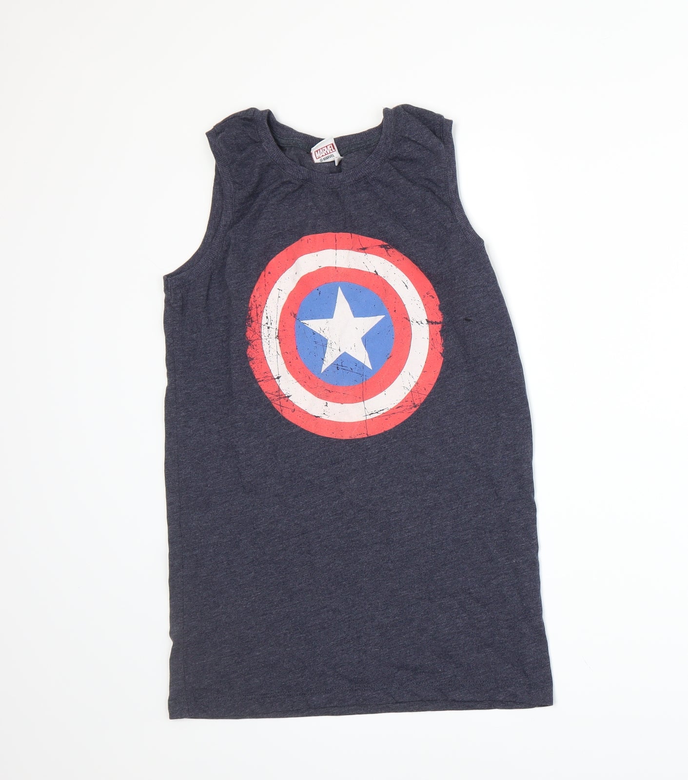 Marvel Boys Blue   Basic Tank Size 12-13 Years