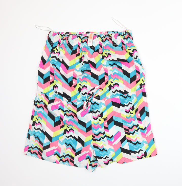 Ocean Club Womens Multicoloured Striped Romper One-Piece Size 14