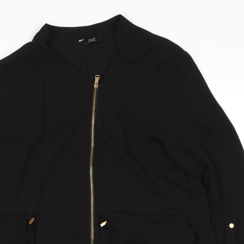 F&F Womens Black   Basic Blouse Size 12