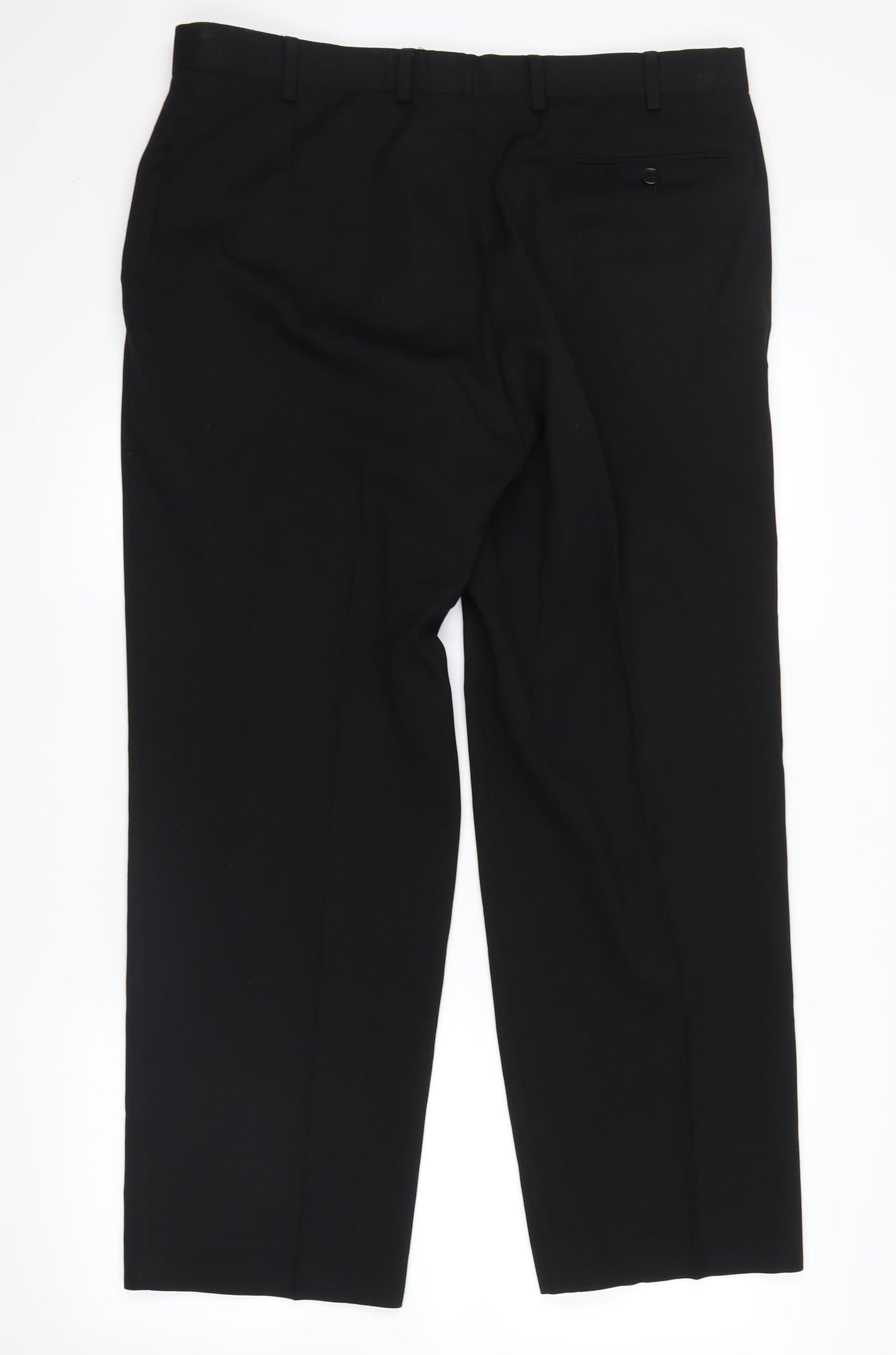 Marks and Spencer Mens Black   Trousers  Size 36 in L24 in