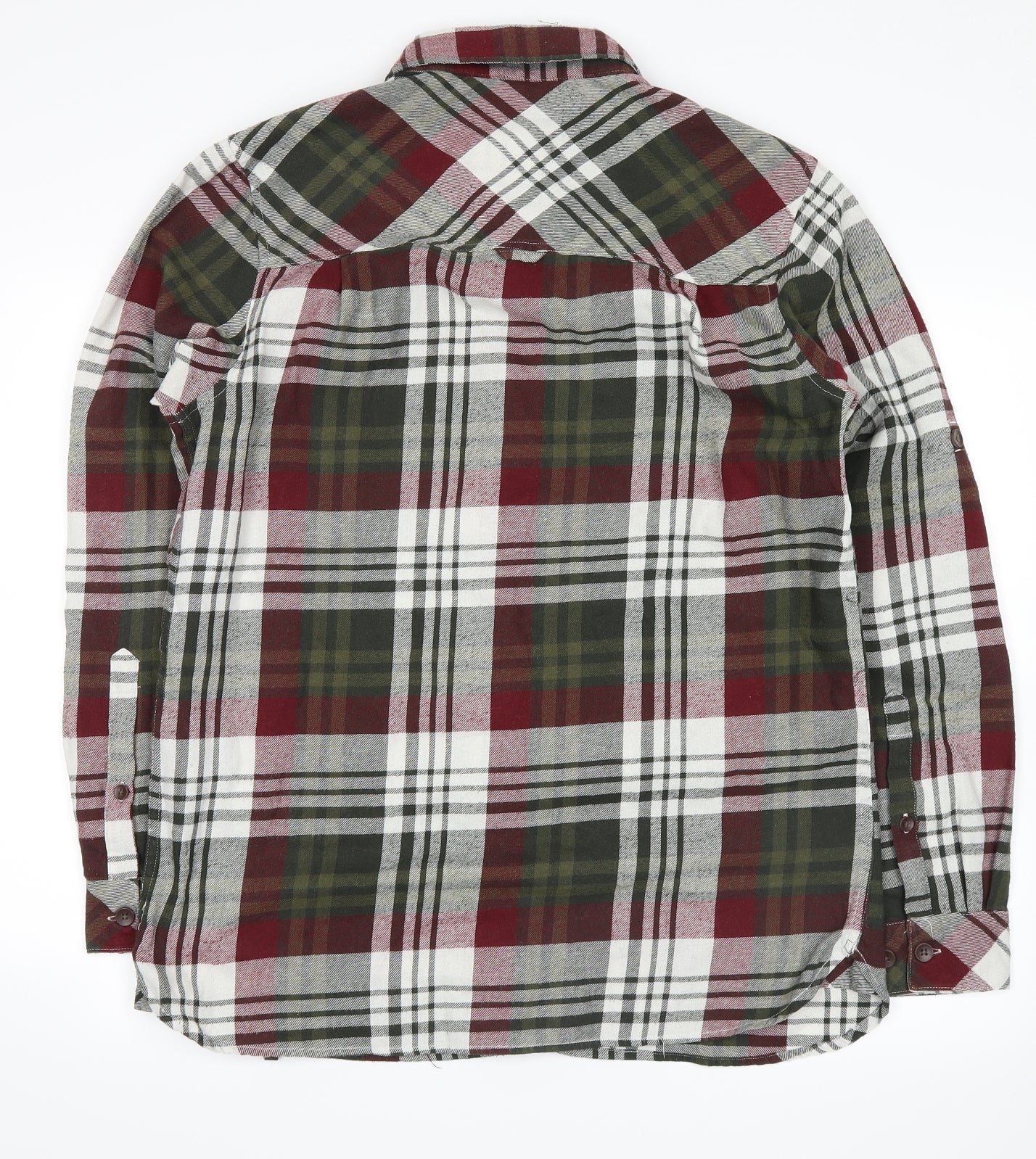 Craghoppers Mens Green Plaid   Button-Up Size M