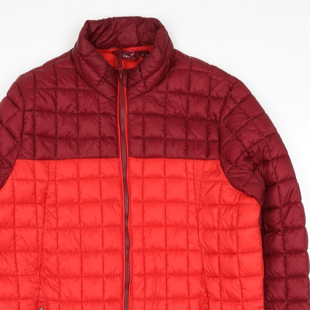Crivit Mens Red   Puffer Jacket Coat Size XL