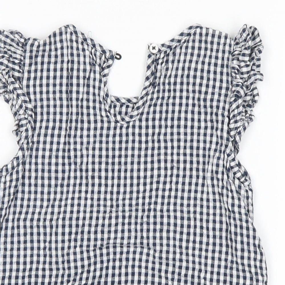 George Girls White Plaid  Basic Tank Size 4-5 Years