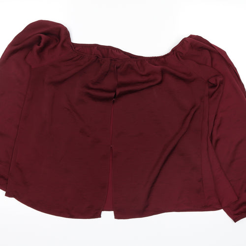 River Island Womens Red   Basic Blouse Size 12