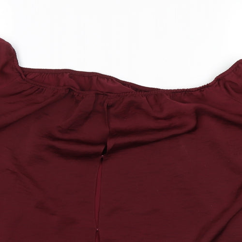 River Island Womens Red   Basic Blouse Size 12