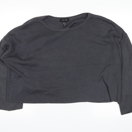 New Look Womens Grey   Pullover Jumper Size 12