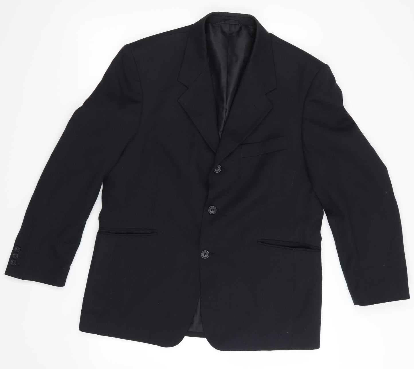 emporium Mens Black   Jacket Blazer Size 40